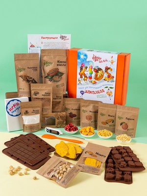 Детский набор для приготовления молочного шоколада ChocoSet Kids + Игра